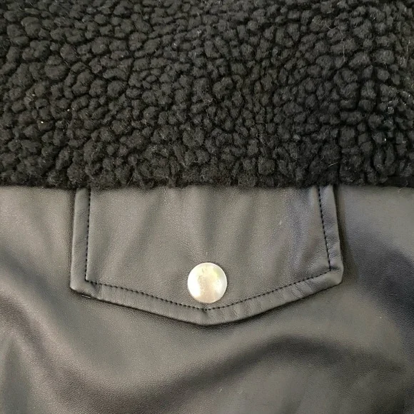 12th Tribe Black Leather Jacket - Picture 7 of 13